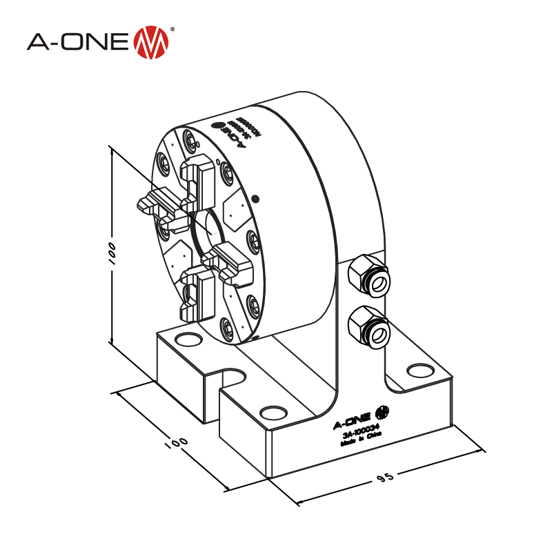 Auto Chuck-horizontal tunggal 3A-100034