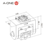 R tipe sudut Rotary Chuck 3A-300150