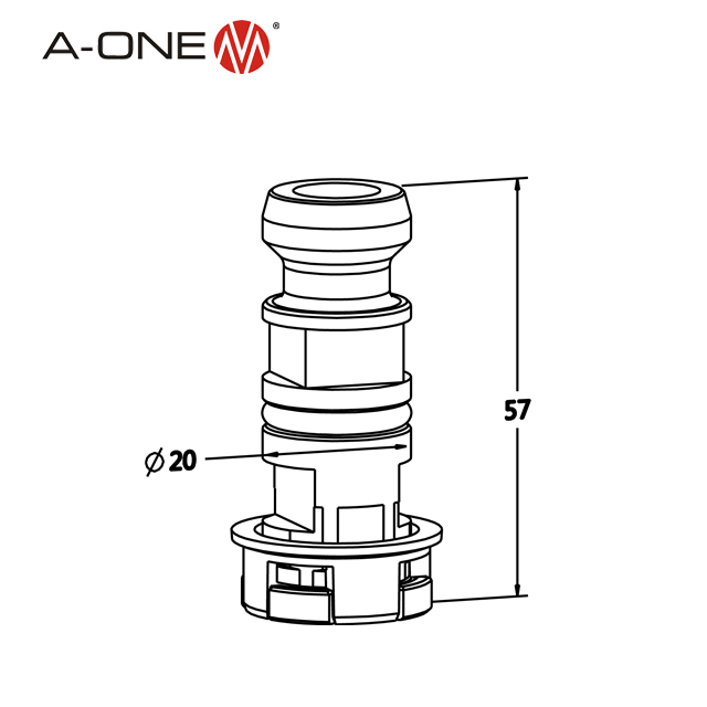 R tipe drawbar 3a-400043