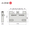 Vise presisi stainless untuk EDM 3A-200153