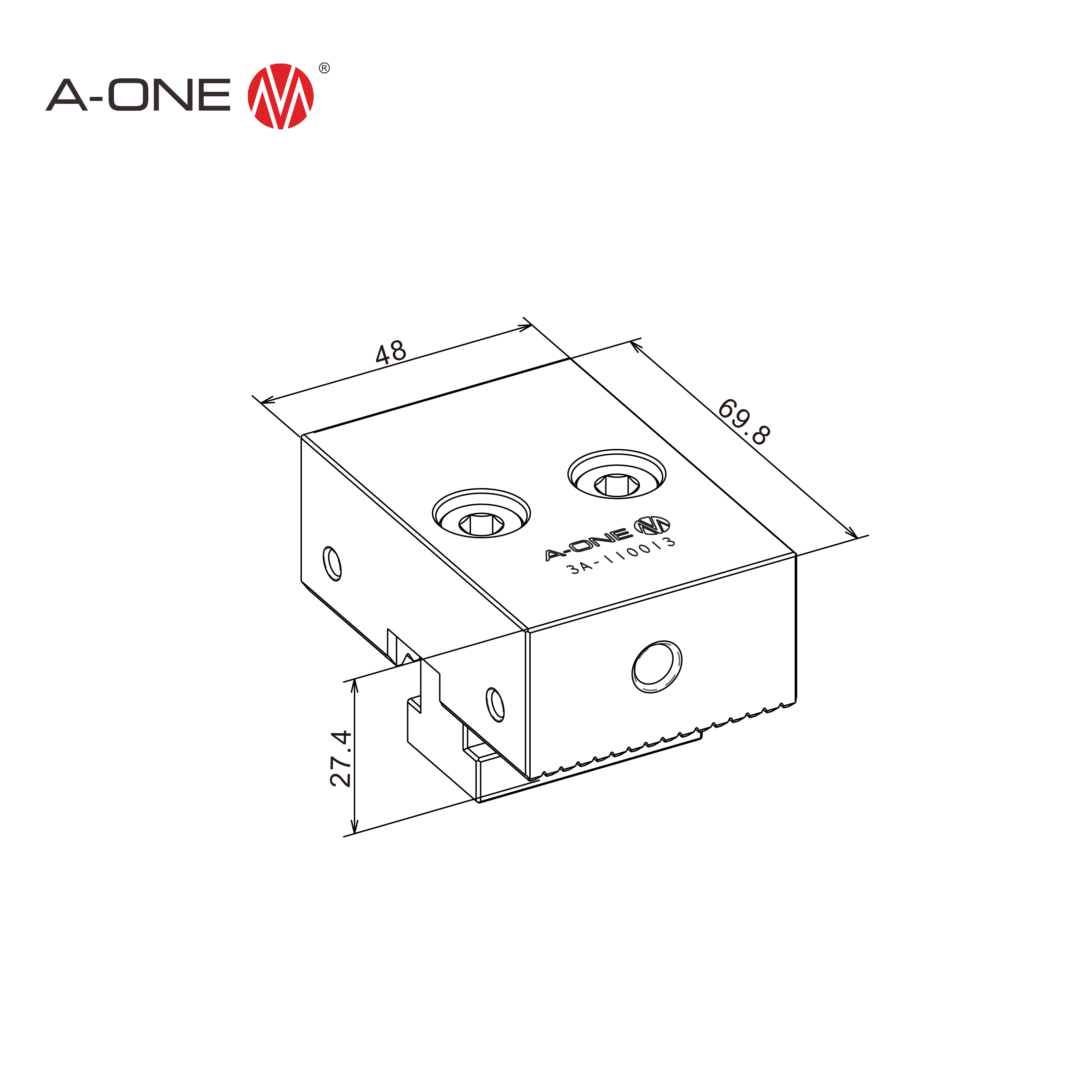 Blok klem F 3A-110013